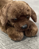 Weighted Plush Dog — 22" Springer - Labrador Mix (Up to 7 lbs)