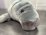 Weighted Manatee Plush – 32" × 13" (Up to 22 lbs)