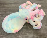 Giant Weighted Octopus – Cotton Candy (Pink/Blue/Yellow) Custom 8–12 lbs