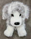 Weighted Australian Shepherd Plush – 17" Marble Gray Lap Dog, Ultra-Soft & Calming