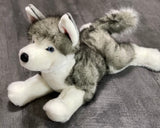 Weighted Husky Plush — 25" Blue-Eyed, Ultra-Soft (Up to 11 lbs)