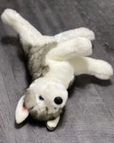 Weighted Husky Plush — 25" Blue-Eyed, Ultra-Soft (Up to 11 lbs)