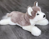 Weighted Husky – 19" Laying Plush Dog (Up to 5 lbs)