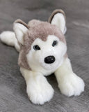 Weighted Husky – 19" Laying Plush Dog (Up to 5 lbs)