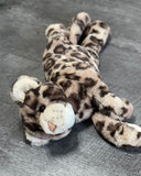 Weighted Leopard Plush — 20" Silky Soft (Fixed 4 lbs)