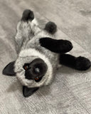 Weighted Gray Fox Plush — 19" Laying, Lifelike Lap Companion (4 lbs)