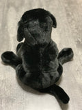 Weighted Black Lab Plush — 23" Ultra-Soft, Floppy Dog (Up to 9 lbs)