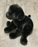 Weighted Black Lab Plush — 23" Ultra-Soft, Floppy Dog (Up to 9 lbs)