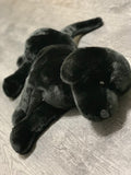 Weighted Black Lab Plush — 23" Ultra-Soft, Floppy Dog (Up to 9 lbs)