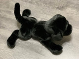 Weighted Black Lab Plush — 23" Ultra-Soft, Floppy Dog (Up to 9 lbs)