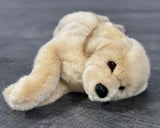 Weighted Yellow Lab Plush — 19" Lifelike Labrador Retriever (Up to 5 lbs)