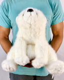 19-inch Weighted Polar Bear, up to 10lbs