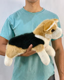 19" Weighted Corgi Plush (Up to 6 lbs)