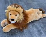 Lion with mane weighted stuffed animal for ASD ADHD PTSD dementia Alzheimers sensory soothers. 