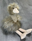 Weighted Ostrich Plush – 19" Feathery Lap Buddy (Up to 5 lbs)