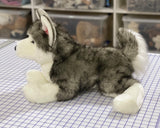 Weighted Husky Plush — 25" Blue-Eyed, Ultra-Soft (Up to 11 lbs)