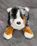Weighted Australian Shepherd Plush — 19" Laying Dog (up to 5 lbs)