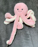 20-inch Weighted Octopus, up to 3lbs, Mauve Pink