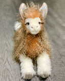 Weighted Llama Plush – Sparkly Hooves & Feathery Fur (18") | Calming Lap Buddy