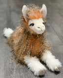 Weighted Llama Plush – Sparkly Hooves & Feathery Fur (18") | Calming Lap Buddy