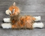 Weighted Llama Plush – Sparkly Hooves & Feathery Fur (18") | Calming Lap Buddy