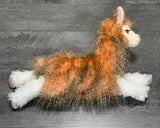 Weighted Llama Plush – Sparkly Hooves & Feathery Fur (18") | Calming Lap Buddy