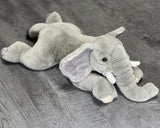 22-inch Laying Weighted Elephant, up to 7lbs