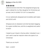 Jumbo Weighted Stingray Plush – 29" × 28" Body (Up to 16 lbs)