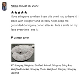 40-inch Weighted Stingray, up to 10lbs