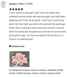 20-inch Weighted Octopus, up to 3lbs, Mauve Pink