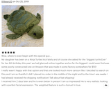 22" Sea Turtle, Weighted up to 10lbs
