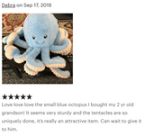 20-inch Weighted Octopus, up to 3lbs, White