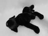 Weighted Black Lab Plush — 23" Ultra-Soft, Floppy Dog (Up to 9 lbs)