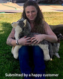 Weighted Wolf Plush — 26" (21" body), Ultra-Plush & Hug-Weighted