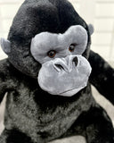 23" Weighted Gorilla Plush – Full Body Glass Bead Weighting, Up to 9 lbs