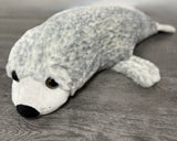 Weighted Harbor Seal Plush – 32" × 13" (Up to 18 lbs)