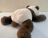 Large 24" Weighted Brown Panda Plush – Adjustable 2–13 lbs Realistic Hug Like a Baby