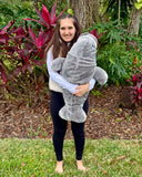 Weighted Manatee Plush – 32" × 13" (Up to 22 lbs)