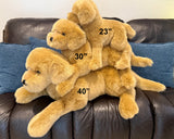Life-Sized Weighted Golden Retriever – 40" (Up to 24 lbs)