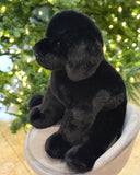 Weighted Black Labrador Dog Plush – Up to 11 lbs, 23"