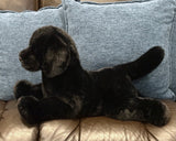Weighted Black Labrador Dog Plush – Up to 11 lbs, 23"