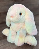 Weighted Pastel Rainbow Bunny Plush 16" | Up to 5 lbs