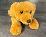 Weighted Golden Retriever plush dog, front view, 22-inch, up to 7 lbs