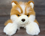 Weighted Pomsky Plush – 22", Up to 7 lbs