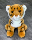 13" tiger cub, weighted stuffed animal, sensory toy for autism, ADHD, anxiety, PTSD, Alzheimer's, sensory soothers.