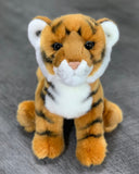13" tiger cub, weighted stuffed animal, sensory toy for autism, ADHD, anxiety, PTSD, Alzheimer's, sensory soothers.
