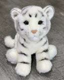 13" white tiger cub, weighted stuffed animal, sensory toy for autism, ADHD, anxiety, PTSD, Alzheimer's, sensory soothers.
