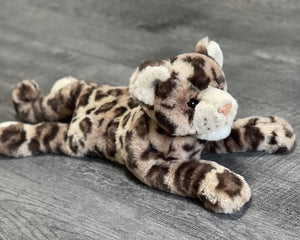 Realistic leopard weighted stuffed animal for autism, Anxiety, ADHD, Dementia, Sensory Soothers