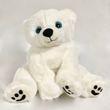 DIY Weighted Plushie Kit, Polar Bear, 2.5lbs Glass Beads