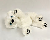 DIY Weighted Plushie Kit, Polar Bear, 2.5lbs Glass Beads